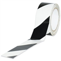 Picture of 2" x 36 yds. Black/White Striped Vinyl Safety Tape