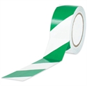 Picture of 2" x 36 yds. Green/White Striped Vinyl Safety Tape