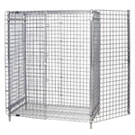 Picture for category <p>Additional Panels and Doors for Security Carts.</p>
<ul style="list-style-type: square;">
<li>Security Panels allow maximum security for standard shelving units.</li>
<li>Security Panel Doors assemble quickly and easily and adapt to the appropriate shelf size.</li>
<li>Chrome Poles and Shelves sold separately.</li>
</ul>