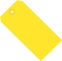 Picture of 2 3/4" x 1 3/8" Yellow 13 Pt. Shipping Tags