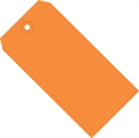 Picture of 2 3/4" x 1 3/8" Orange 13 Pt. Shipping Tags