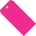 Picture of 2 3/4" x 1 3/8" Fluorescent Pink 13 Pt. Shipping Tags