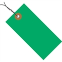 Picture of 3 1/4" x 1 5/8" Green Tyvek® Pre-Wired Shipping Tag