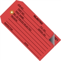 Picture of 4 3/4" x 2 3/8" - "Rejected" Inspection Tags 2 Part - Numbered 001 - 499