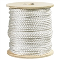 Picture of 3/8" 2,900 lb 600' White Twisted Polyester Rope