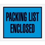 Picture for category 4 1/2" x 5 1/2" Blue-"Packing List Enclosed" Envelopes