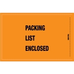 Picture for category <p>Pressure sensitive packing list envelopes secure and protect documents that are attached to the outside of shipments.</p>
<ul>
<li>Full face, fluorescent orange Packing List Envelopes are pre-printed with "Packing List Enclosed" on heavy 2 Mil poly.</li>
<li>Meet government specification PPP-E-540-C, Class 1, Style 4.</li>
<li>Hot melt adhesive backing provides strong adhesion to paper and corrugated products.</li>
<li>Envelopes open along the first dimension.</li>
<li>1000 per case.</li>
</ul>