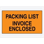 Picture for category 7" x 10" Orange-"Packing List/Invoice Enclosed" Envelopes
