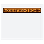 Picture for category 4 1/2" x 5 1/2" Orange-"Packing List/Invoice Enclosed" Envelopes