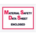 Picture for category 6 1/2" x 5"-"Material Safety Data Sheet Enclosed" Envelopes