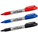 Picture for category <p>The industry standard pen style <strong>permanent marker</strong>!</p>
<ul>
<li>Long lasting, bold, fine point tip with fad and water-resistant ink.</li>
<li>MK310 includes one black, one blue, one green and one red <strong>marker</strong>.</li>
<li>Marks most hard-to-write surfaces.</li>
<li>AP Certified Nontoxic.</li>
</ul>