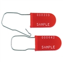 Picture of Red "PW-6" Wire Padlock Seals