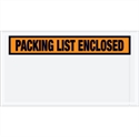 Picture of 5 1/2" x 10" Orange "Packing List Enclosed" Envelopes