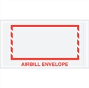 Picture of 5 1/2" x 10" Red Border "Airbill Envelope" Document Envelopes