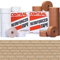 Picture of 2 1/2" x 450' Kraft Central - 260 Reinforced Tape