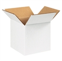 Picture of 5" x 5" x 5" White Corrugated Boxes