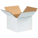 Picture of 8" x 8" x 6" White Corrugated Boxes