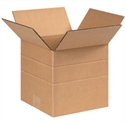 Picture of 8" x 8" x 8" Multi-Depth Corrugated Boxes