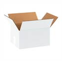 Picture of 10" x 8" x 6" White Corrugated Boxes