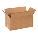 Picture of 12" x 6" x 6" Multi-Depth Corrugated Boxes