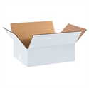 Picture of 12" x 9" x 4" White Corrugated Boxes