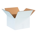 Picture of 12" x 12" x 8" White Corrugated Boxes