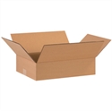 Picture of 16" x 12" x 4" Flat Corrugated Boxes