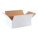 Picture of 17 1/4" x 11 1/4" x 6" White Corrugated Boxes