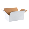 Picture of 17 1/4" x 11 1/4" x 6" White Corrugated Boxes