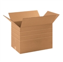 Picture of 17 1/4" x 11 1/2" x 12" Multi-Depth Corrugated Boxes