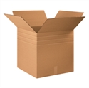 Picture of 22" x 22" x 22" Multi-Depth Corrugated Boxes