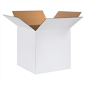Picture of 24" x 24" x 24" White Corrugated Boxes