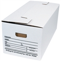 Picture of 24" x 12" x 10" Interlocking Flap File Storage Boxes