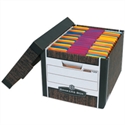 Picture of 15" x 12" x 10" Wood Grain R-Kive File Storage Boxes