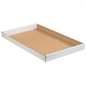 Picture of 24" x 15" x 1 3/4" White Corrugated Trays