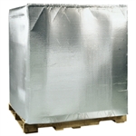 Picture for category <p>48" x 40" x 48"<br /><strong>Cool Shield Bubble Pallet Cover</strong><br />Use when transporting food, pharmaceuticals or other products that are sensitive to changes in temperature.<br />Easy to use; simply cover top and sides of pallet, then secure with <a href="http://www.usapackaging.net/c/11/stretch-film" title="Stretch film"><strong>stretch film</strong></a>.<br />Maintains protection even in conditions of moisture or humidity.</p>