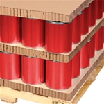 Honeycomb Sheets Picture for category <p>Use flat between <strong>pallets</strong> for superior cushioning strength.<br />Constructed from <strong>compressed paper</strong> that is lightweight, yet durable.<br />Can be cut easily with a knife and used as void fill.<br />An eco-friendly product that is 100% recyclable and 100% biodegradable.</p>