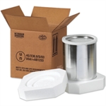 Picture for category <p>Everything you need in a convenient kit!<br />Accepted and recommended by major freight carriers.<br /><strong>Complete Shipper Kit</strong> includes: Pre-assembled carton, can with lid, foam inserts and a <strong><a title="Locking Ring" href="http://www.usapackaging.net/p/1437/locking-ring-for-quart-paint-can">locking ring</a></strong>.<br />Carton is manufactured from 275#/ECT-44 test corrugated.<br />All include mandatory warning information printed on carton.<br />UN/USA D.O.T.approved containers.<br />In accordance with CFR 49 178.601B, shipper is responsible for choosing the correct packaging for product and for final closure. CONSULT APPROPRIATE REGULATIONS.</p>