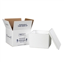 Picture of 9 1/2" x 9 1/2" x 7" Insulated Shipping Containers