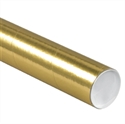 Picture of 3" x 12" Gold Mailing Tubes with Caps