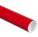 Picture of 3" x 24" Red Mailing Tubes with Caps