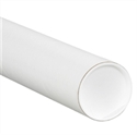 Picture of 4" x 12" White Mailing Tubes with Caps
