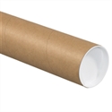 Picture of 3" x 72" Kraft Heavy-Duty Mailing Tubes with Caps