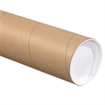 Picture of 4" x 30" Kraft Heavy-Duty Mailing Tubes with Caps