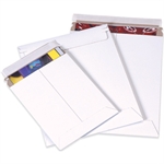 Picture for category <p>Strong chipboard mailers protect photos and documents during shipping.</p>
<ul>
<li>Manufactured from white chipboard.</li>
<li>Light-weight to save on postage.</li>
<li>No additional stiffeners needed.</li>
<li>Peel and seal closure.</li>
<li>Pull tab tear strip for easy opening.</li>
<li>Sold in case quantities.</li>
</ul>