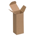 Picture of 1 1/2" x 1 1/2" x 4" Kraft Reverse Tuck Folding Cartons