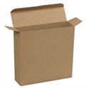 Picture of 7 1/4" x 2" x 7 1/4" Kraft Reverse Tuck Folding Cartons