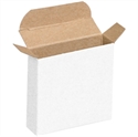 Picture of 3" x 7/8" x 3" White Reverse Tuck Folding Cartons