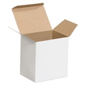 Picture of 4 1/2" x 3 1/2" x 5" White Reverse Tuck Folding Cartons