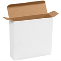 Picture of 7 1/4" x 2" x 7 1/4" White Reverse Tuck Folding Cartons